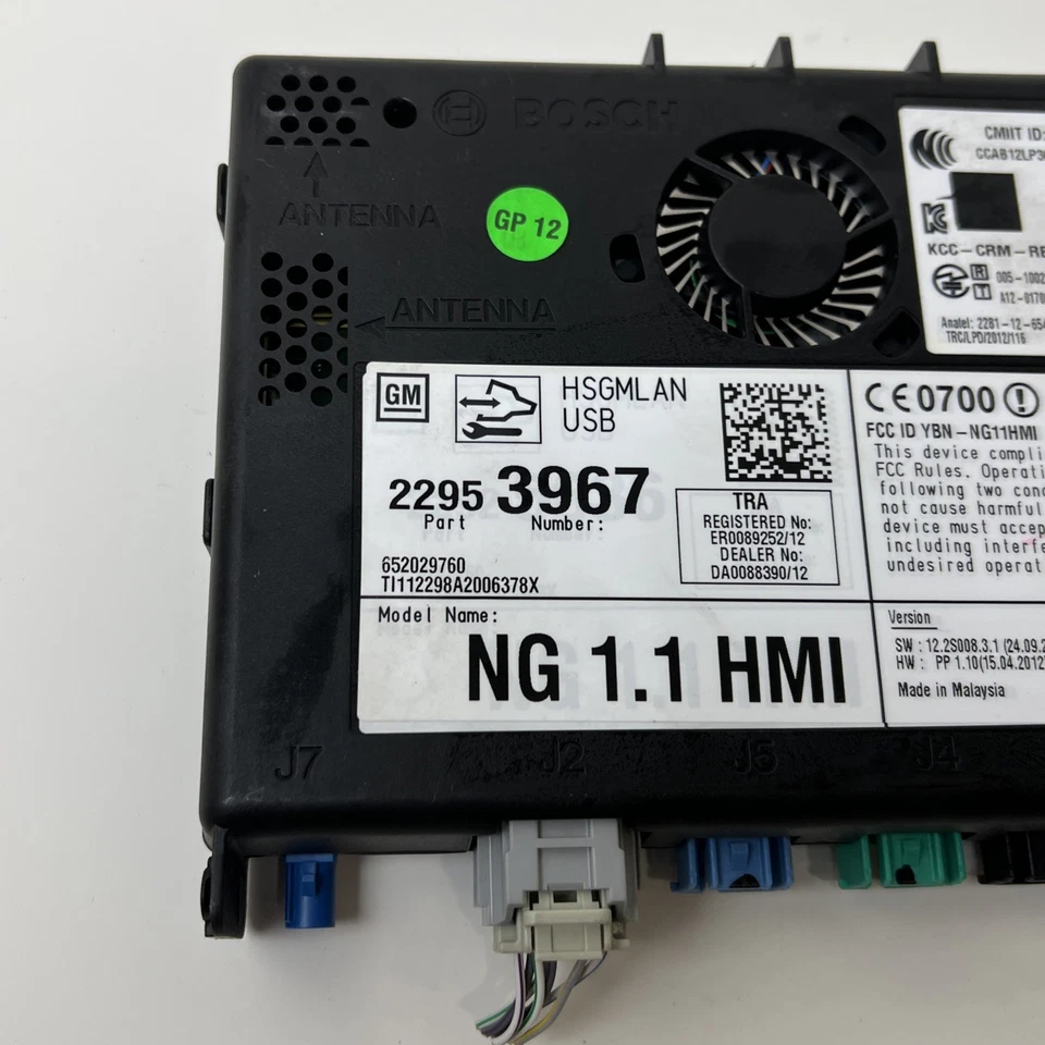 Cadillac ATS 2013 interfaz humana módulo HMI 22953967 OEM Foto 2 de 4