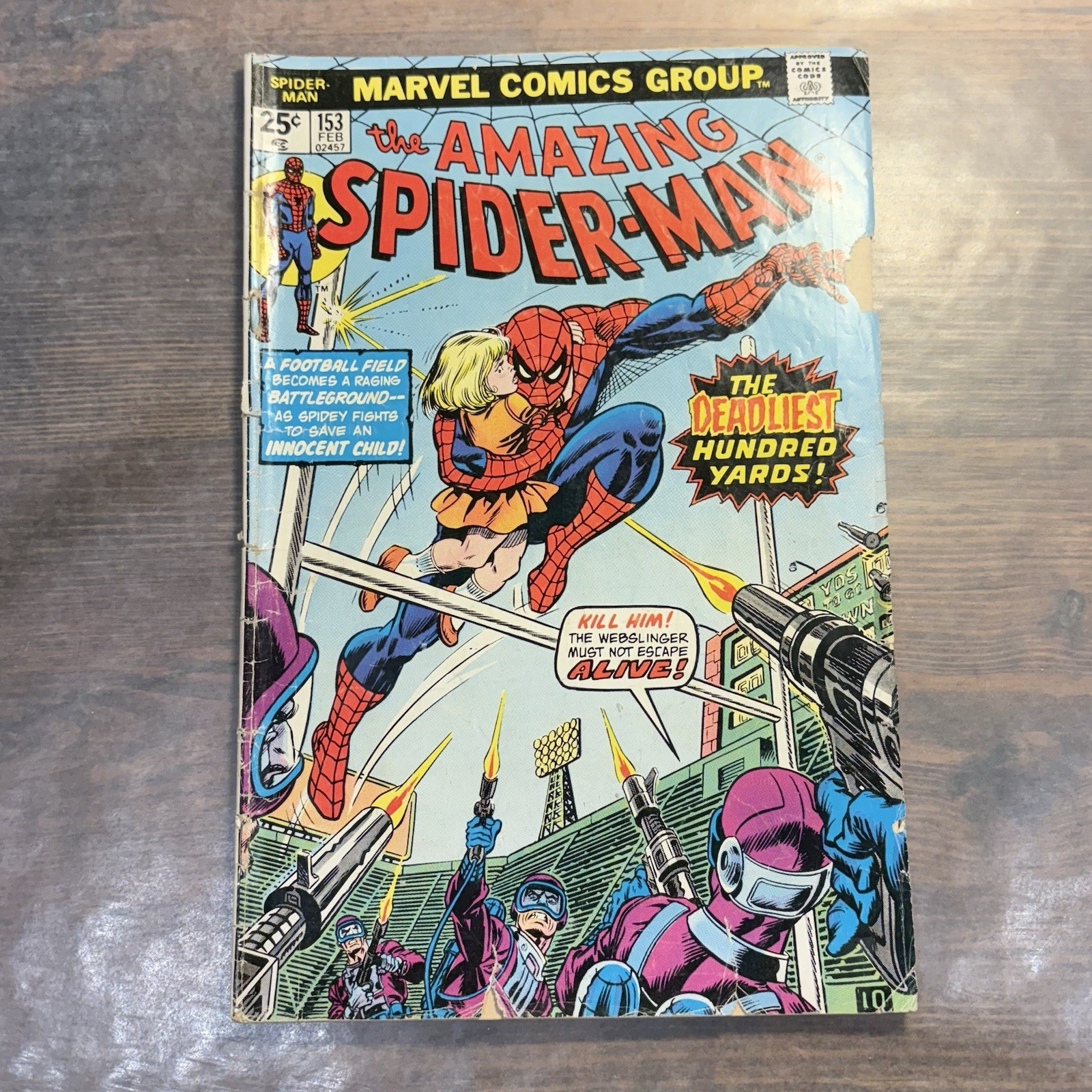 The Amazing Spider-Man #153 (Marvel Comics February 1976)