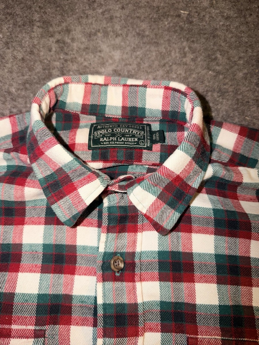 Ralph Lauren x Polo Country Vintage Polo Country Ralph Lauren Flannel Size Large View 3