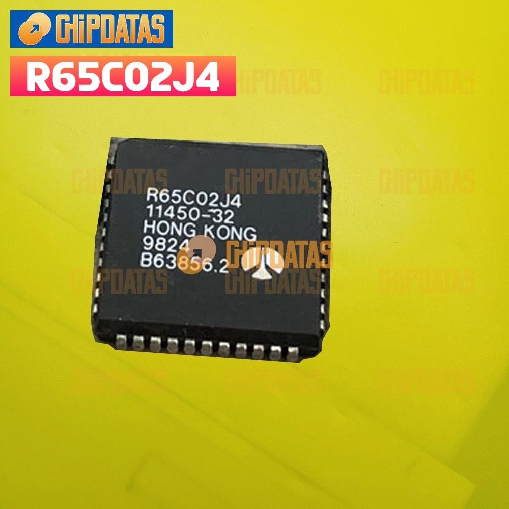 1PCS New Rockwell R65C02J4 PLCC CMOS Microprocessor CPU IC #Y25
