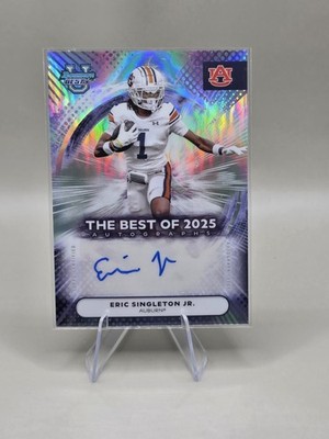 2025 Bowman University's Best ERIC SINGLETON JR. Refractor Best of 2025 Auto