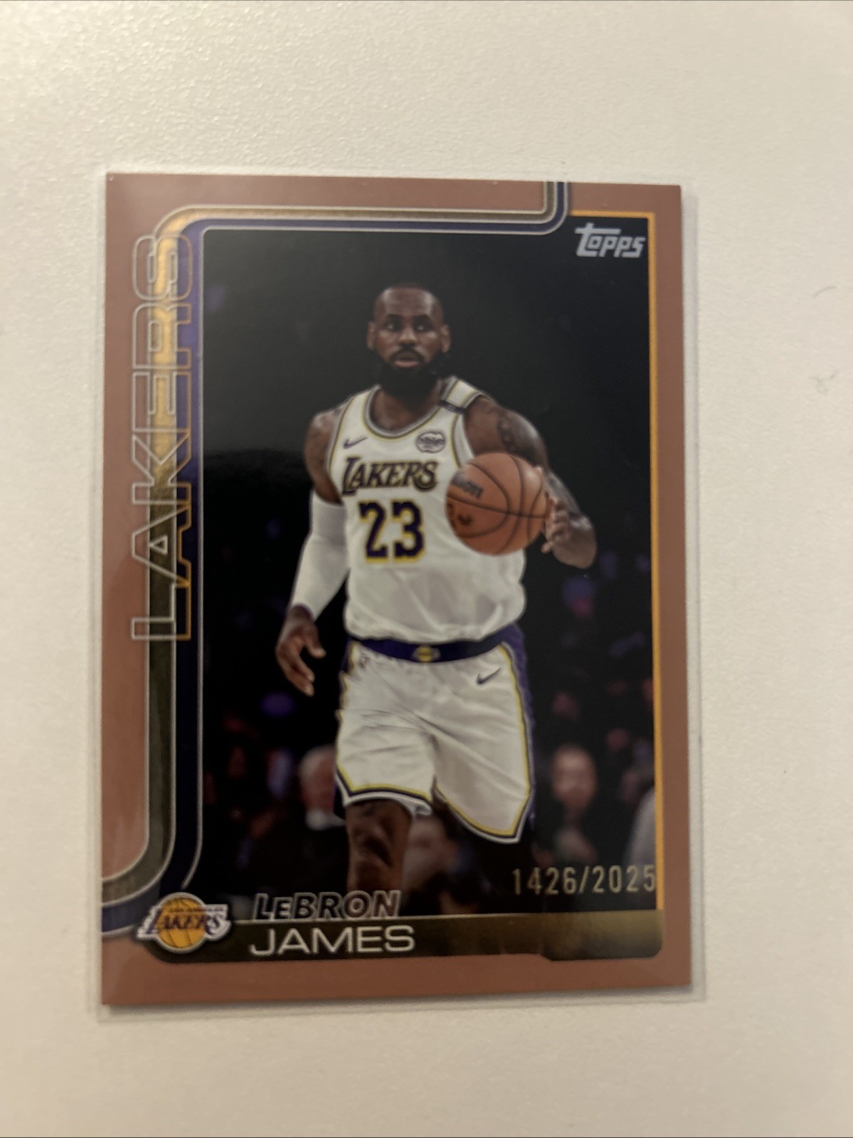 LeBron James 2025-26 Topps Basketball Gold /2025 #150