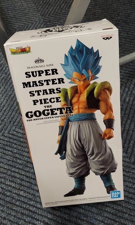 Super Master Stars Piece The Gogeta Figure SS BLUE Brush Super