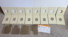 Anna Griffin Cuttlebug Embossing Frames Sentiments Lot Of 8 Frames 4 Sentiment