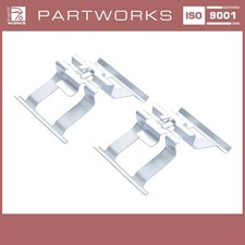 2x Federblech Bremsbelag für PORSCHE 991 Cayenne 957 958 Panamera 970 HINTEN