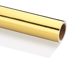 Metallic Wrapping Paper, 16 Inch x 200 Inch(16.4Ft)Packing Paper Gold Tone
