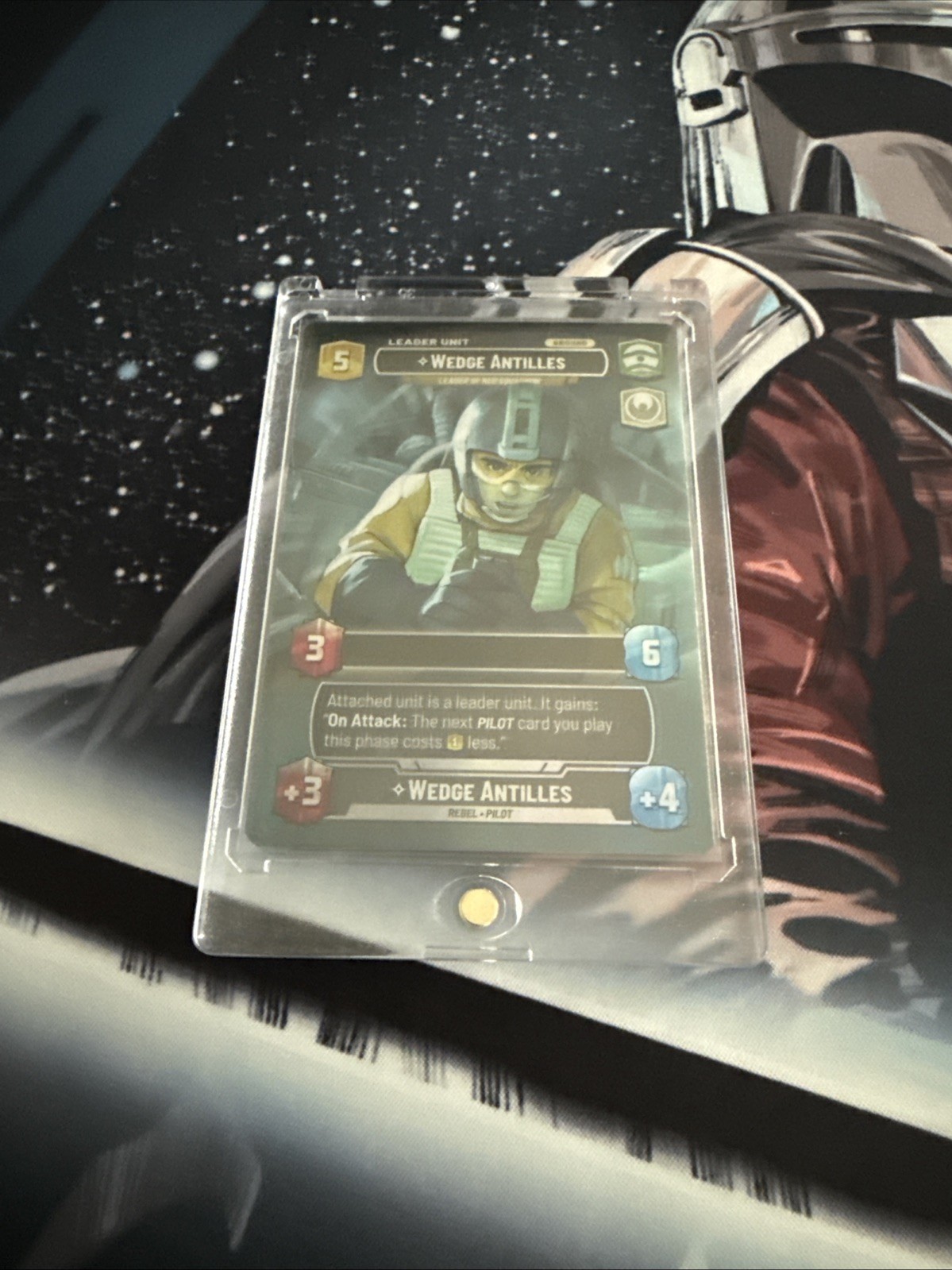 Wedge Antilles Star Wars Unlimited Showcase JTL #1004 NM/MINT