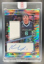 Kenneth Lofton Jr. 2022-23 Panini Spectra Patch Auto Celestial /99 Grizzlies RC