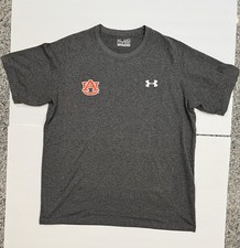 Auburn Tigers Under Armour heat gear gray loose shirt Size Medium