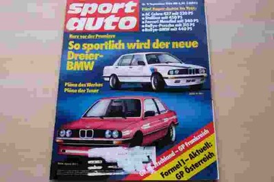 2) Sport Auto 09/1982 - Ferrari Mondial mit 240PS  - Ford Capri Turbo mit 188PS