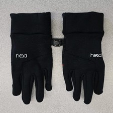 Head Kids Children's Size Large Touchscreen Winter Gloves Fleece Lining Black