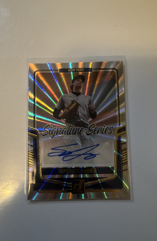 2024 Panini Donruss - Signature Series Spencer Jones #SS-SJ Laser (AU, RC)