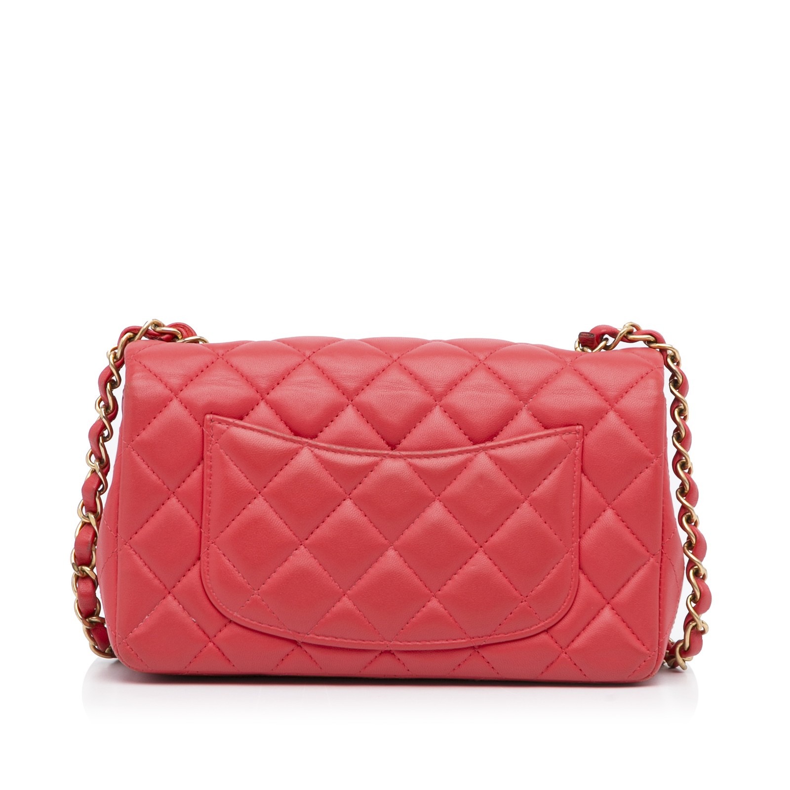 Authenticated Chanel Mini Rectangular Classic Lam… - image 4