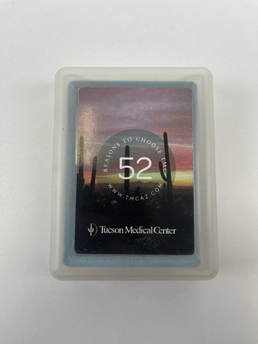 Mazzo di carte da gioco US Tucson Arizona Medical Center - NUOVO - Foto 1 di 7