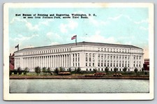Vintage Postcard Bureau Of Printing & Engraving Washington DC