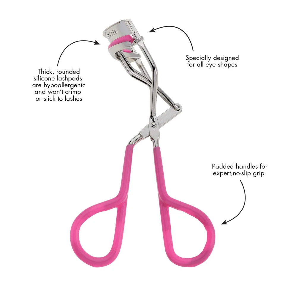 Comfort Grip Eyelash Curler for All Eye Shapes - Neon Pink, Easy to Use, Durable - Image 4 of 4