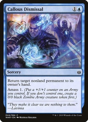Callous Dismissal [ WAR - 44 ]NM | eBay