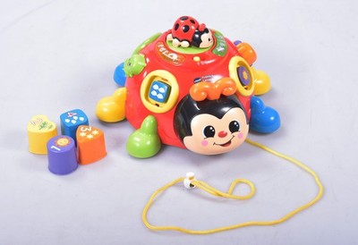 Vtech Motorikspielzeug Fröhlicher Lernkäfer Sortierspielzeug Formen Zahlen Farbe