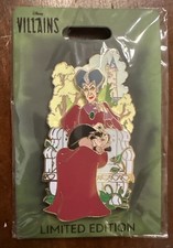 2024 Disney D23 MOG WDI Glendale Pin Villains Lady Tremaine Lucifer LE 400 D23