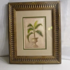 Framed PALM matted under glass 10 X 8 - Mint