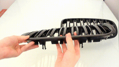 For BMW X5 E70 X6 E71 2007-2013 2X Glossy Black Front Bumper Kidney Grille Grill - Picture 21 of 21