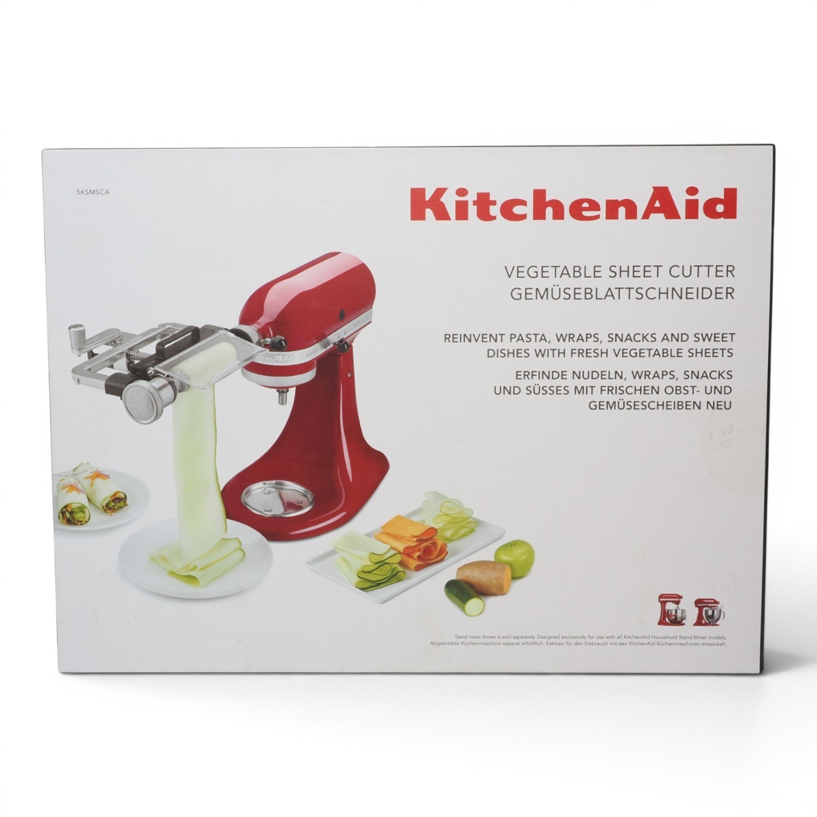 KitchenAid 5KSMSCA Gemüseblattschneider für KitchenAid Küchenmaschinen NEU & OVP
