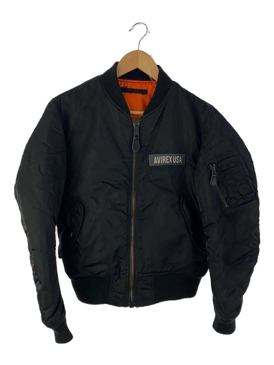 Avirex Ma-1/Reversible/Flight Jacket/M/Nylon/Blk/Plain Avirex Ma-1/Reversible/Flight Jacket/M/Nylon/Blk/Plain
