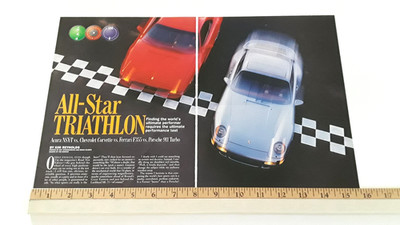 ACURA NSX-T - CHEVROLET CORVETTE - PORSCHE 911 TURBO - FERRARI F355 1997 ARTICLE