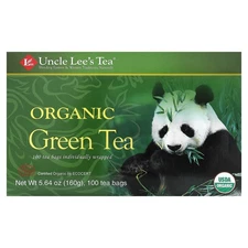 Organic Green Tea, 100 Tea Bags, 5.64 oz (160 g)