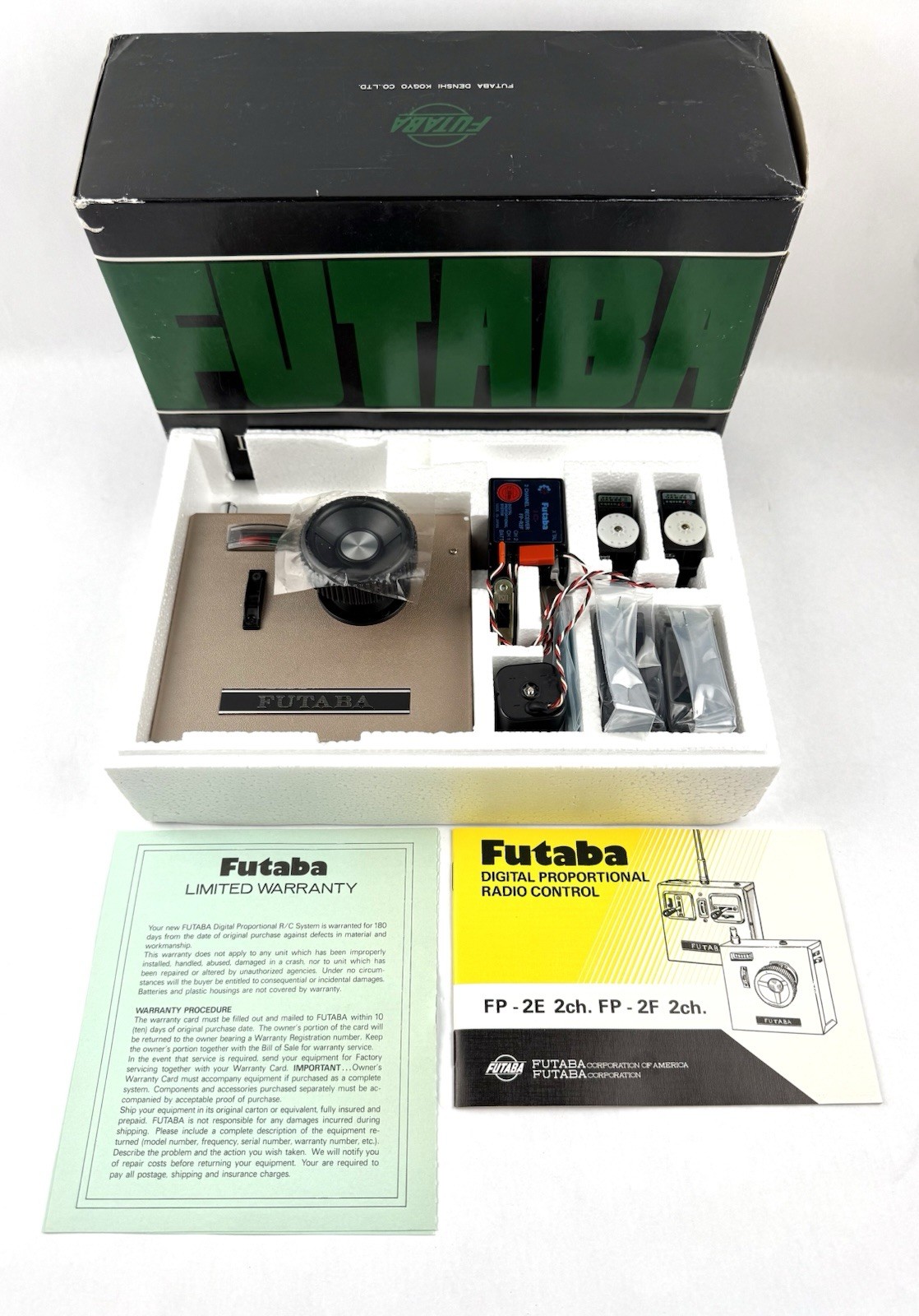 Futaba FP-T 2F Digital Proportional Radio Control System W/ FP-R2F & FP-S23 New