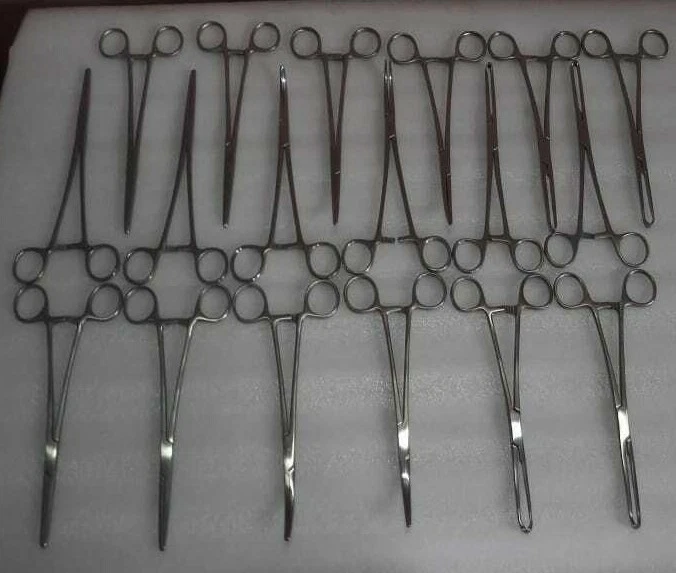 Laparoscopic Allies Straight And Curved Artery Forceps Scissors 8Inches 12Pc - Image 2 of 4