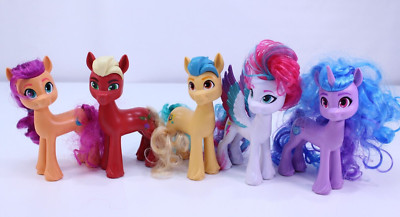 2021 My Little Pony MLP Brushable Hitch Sprout Storm Sunny Moonbow Lot Set of 5