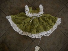Beautiful NEW Hand-Crocheted Dress Baby Girl HI-328