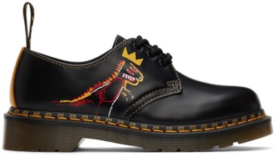 Dr Martens x Basquiat 1461 3 Eye Shoe Derbys Oxfords Black Rare