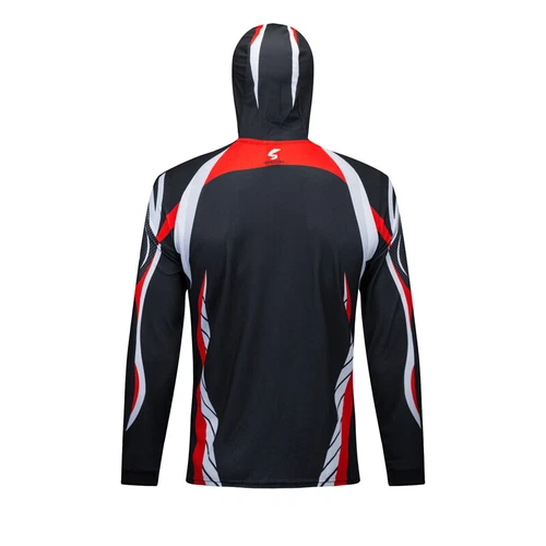 Hombres Pesca Camisas con Capucha Protector Solar Ropa Camisa Secado Rápido Manga Larga Abrigo - Imagen 15 de 30