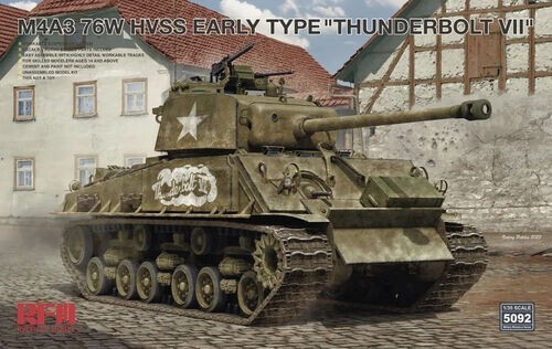 Lot 0068 | Rye Field Model - 1/35 - RFM5092- M4A3 76W HVSS Sherman Early Type - Imagen 1 de 3