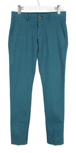 Perry Ellis Portfolio Men's Slim Fit Tonal Windowpane Dress Pants Blue 36 x 30 a