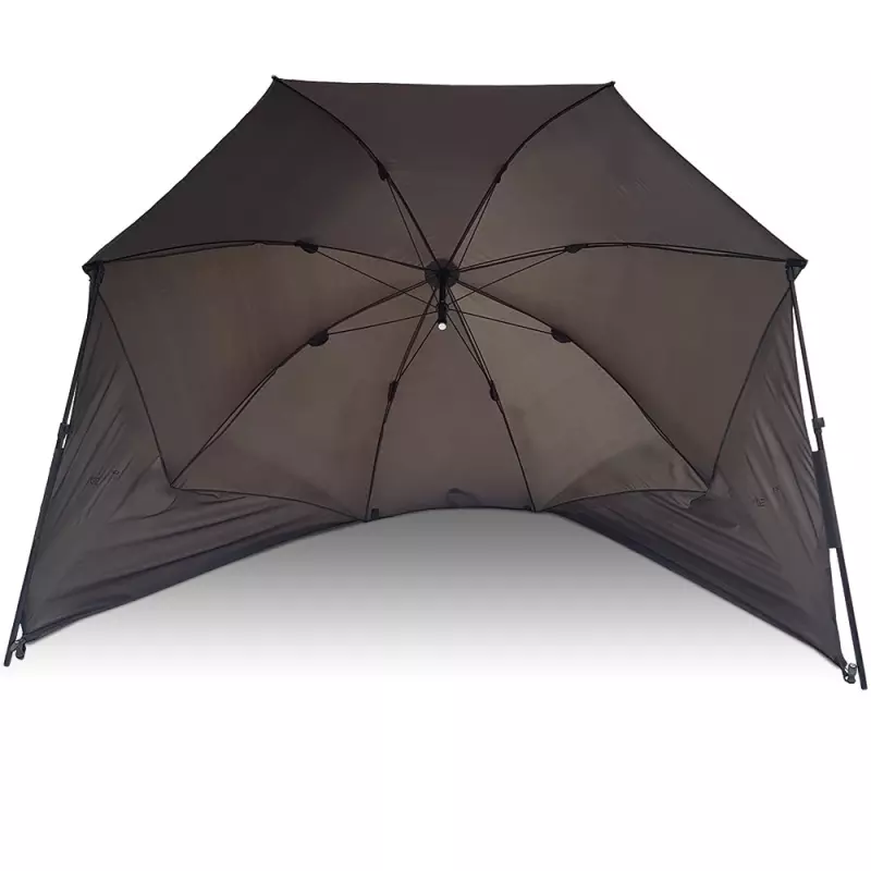 Fishing umbrella top with sides