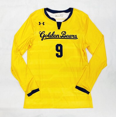 Under Armour Cal Golden Bears LS Soccer Jersey Men's M Yellow UJUJ3PM Goalie