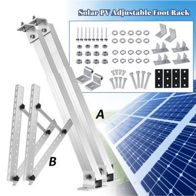 L Foot Photovoltaic Brackets 10-Pack L Foot Solar Mounts - Aluminum Alloy Roof Panel Mounting Brackets Aluminum Solar Panel Mounts - View #11