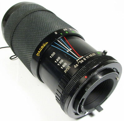 80-200mm f4.5 Soligor MC C/D Macro Zoom for Canon FD