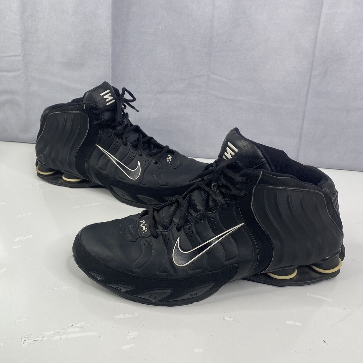 2005 NIKE SHOX LETHAL JERMAINE O'NEAL SHOES 311240-001 MENS BLACK