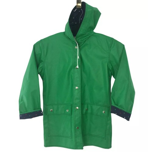 Vintage Waterfalls Hooded Raincoat 