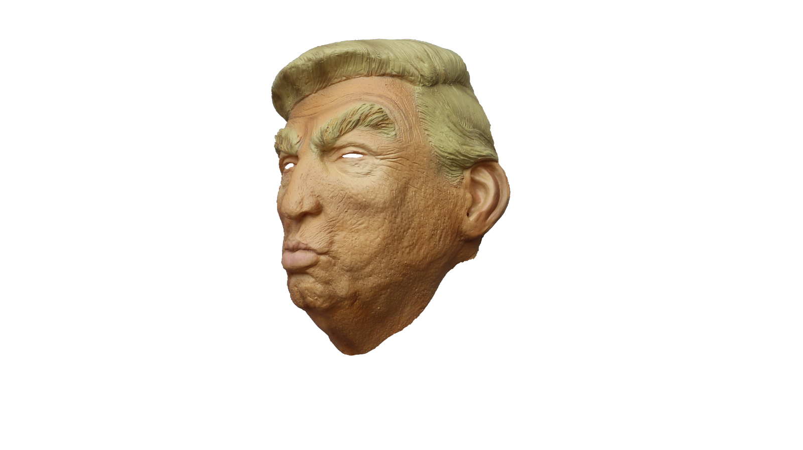 Trump Pout Halloween Cosplay Latex Mask by Ghoulish Productions - Picture 5 of 7