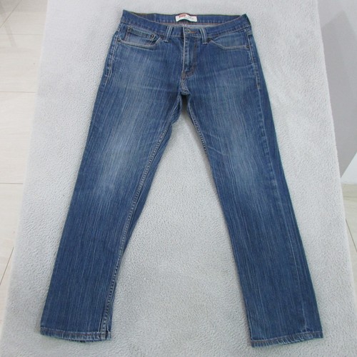 Levis Jeans Mens W32 L28 Blue Skinny Denim 511 - Picture 2 of 14