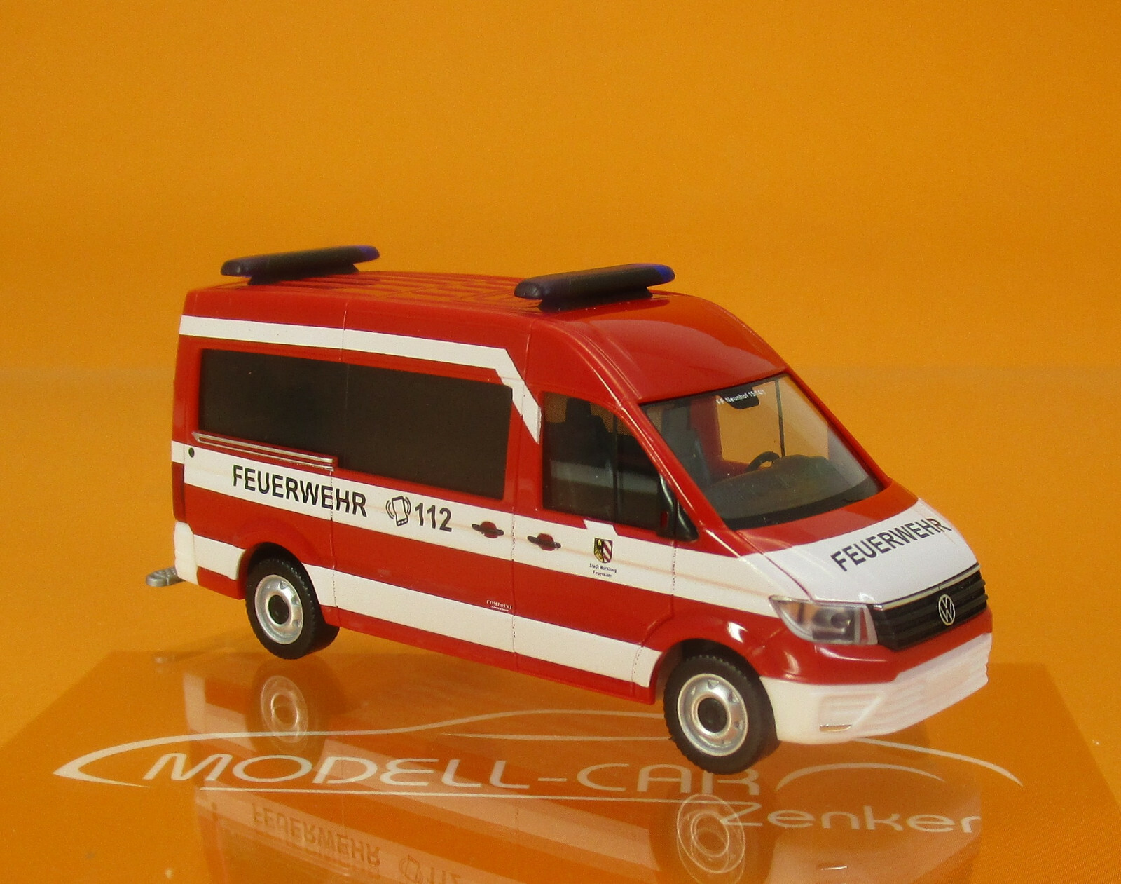 Herpa 095013 VW Crafter Bus HD MTW FW Nürnberg 1:87 NEU - Modell