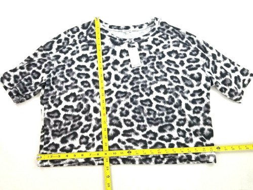 Splendid women sweater shirt top RA0132X black white M MSRP - Picture 3 of 11
