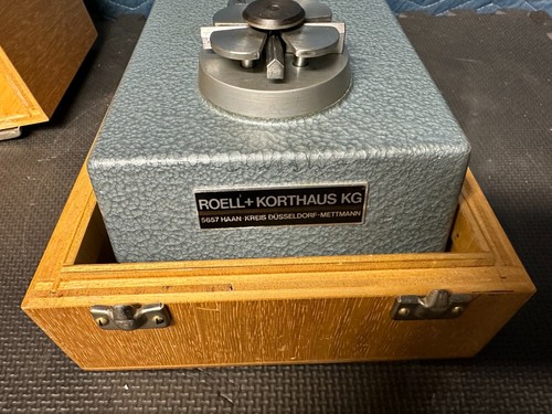 Equipo de prueba de metal indicador de planitud Roell & Korthaus KG Solingen Ohligs indicador - Imagen 4 de 4