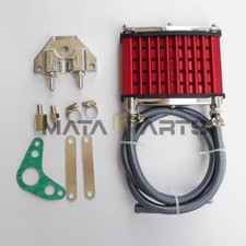 Radiatore Radiatore Olio per 50cc 70cc 90cc 110cc 125cc Dirt Pit Bike Rosso #A7