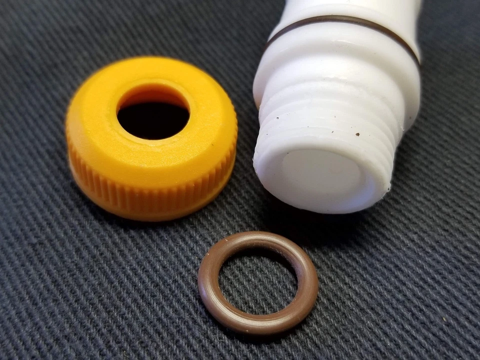 KIMBLE PTFE Teflon BEVEL-SEAL 24/25 Joint 10mm Universal Thermometer/Probe Inlet - Image 4 of 4